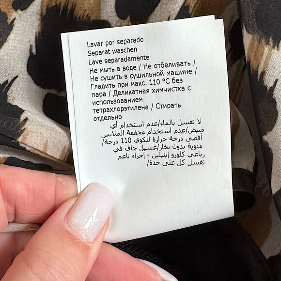 Authentic Moschino Leopard/Black Tight Dress New - Picture 10 of 10